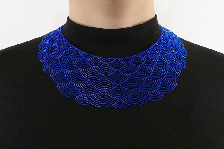 Blue worn